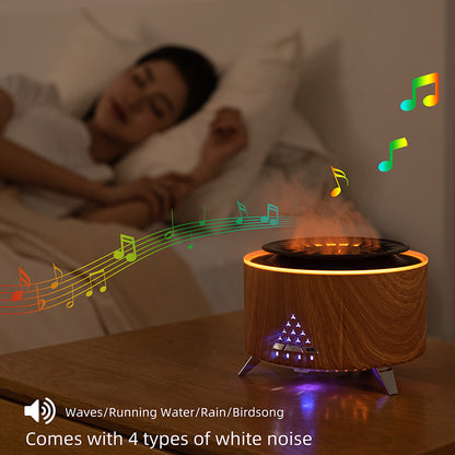 Humidifier  Fire Flame Diffuser With Lights®️