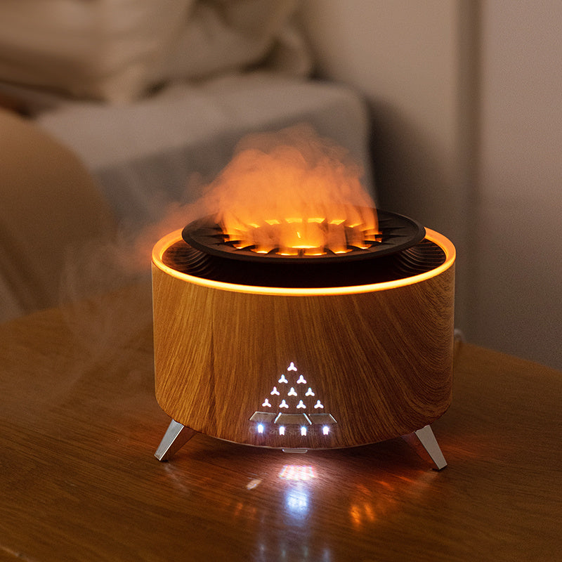 Humidifier  Fire Flame Diffuser With Lights®️