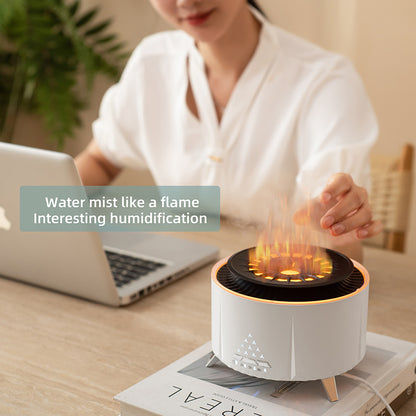 Humidifier  Fire Flame Diffuser With Lights®️