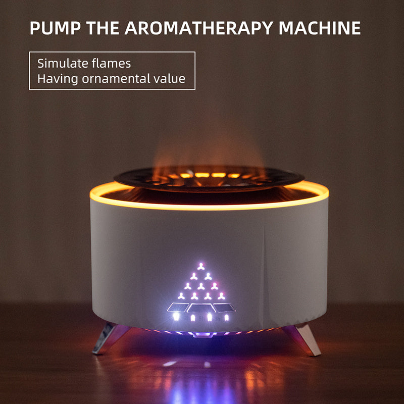 Humidifier  Fire Flame Diffuser With Lights®️