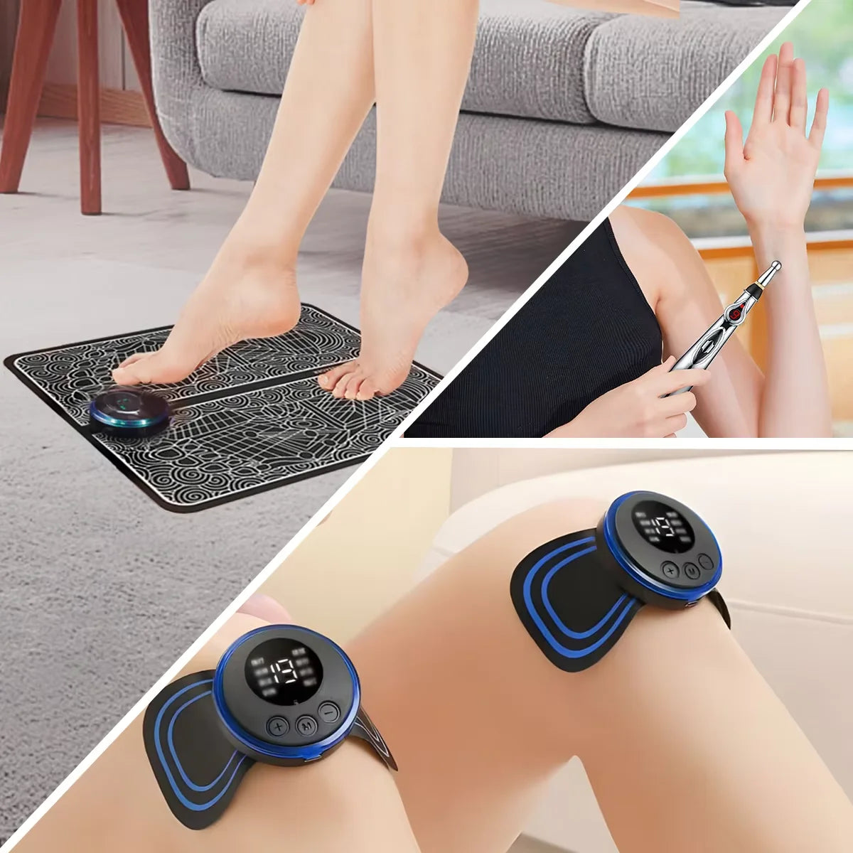 SELECTURA ®️3-in-1 Electric Massager Foot, Neck & Back
