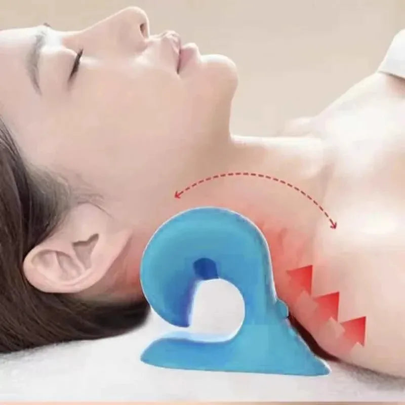 Neck And Shoulder Relaxer Cervical Traction Device Pain Relief And Cervical Spine Alignment Chiropractic Pillow Neck Stretcher